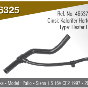 KALORİFER HORTUMU .. ( PALIO - SIENA 1.6 16V - CF2 - 1997 - 2002 )
