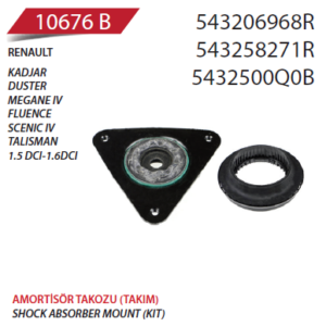 AMORTİSÖR TAKOZU TAKIM .. ( FLUENCE MEGANE IV - SCENIC IV - TALISMAN - DUSTER )